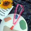 Hiphop- Bear Necklace Multilayer Resin Bears Pendant Necklaces Women Simple Girl Gift Hip Hop O Chain Choker