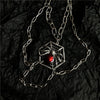 Hiphop Crystal Spider Chokers Necklaces for Women Halloween Punk Jewelry Multi Chain Tassel Pendant Necklace Rock Bijoux