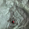 Hiphop Crystal Spider Chokers Necklaces for Women Halloween Punk Jewelry Multi Chain Tassel Pendant Necklace Rock Bijoux