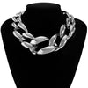Hiphop Exaggerated Big Choker Necklace Collar for Women  Chunky Chain Necklace on The Neck 2021 Girl Jewelry