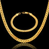 Hiphop Gold Chains For Men Hot Sale Bracelet/Necklace Set Gold Color Men Jewelry, American Style Chain Male Jewelry Sets & More