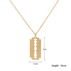 Hiphop Punk Stainless Steel Razor Blades Pendant Necklaces Men Jewelry Shaver Shape Necklaces Rock Blade Women Collares Hot