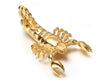 Hiphop / Rock Jewelry Large Gold 50*80mm Biker scorpion Pendant 316L Stainless Steel  Rolo Chain Necklace Father Gifts 24''