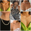 Holiday Style Rice Bead Woven Small Fresh Clavicle Chain Simple Round Bead Chain Ssmall Daisy Necklace