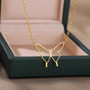 Hollow Butterfly Pendants Necklace for Women Stainless Steel Gold Color Choker Necklaces 2023 Trend Aesthetic Jewelry colliers