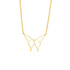 Hollow Butterfly Pendants Necklace for Women Stainless Steel Gold Color Choker Necklaces 2023 Trend Aesthetic Jewelry colliers