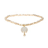 Hollow Diamonds Round Beads Bracelets Party Jewelry Lover Pendant Elastic Rope Bead Chain Woman Bracelets Bangles 2022