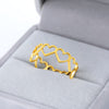 Hollow Heart Rings For Women Stainless Steel Heart Couple Ring 2023 Trend Lover Wedding Jewelry Anillos Mujer Birthday Gift