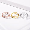 Hollow Heart Rings For Women Stainless Steel Heart Couple Ring 2023 Trend Lover Wedding Jewelry Anillos Mujer Birthday Gift