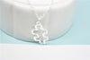 Hollow Outline Puzzle Piece Autism Awareness Quote Jigsaw Necklace Mentor Teacher Mom Friends Meaningful charm necklace jewelry