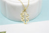 Hollow Outline Puzzle Piece Autism Awareness Quote Jigsaw Necklace Mentor Teacher Mom Friends Meaningful charm necklace jewelry