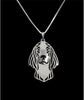 Hollow Pet Irish Red and White Setter Necklace for women cute animal gift