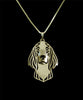 Hollow Pet Irish Red and White Setter Necklace for women cute animal gift