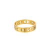 Hollow Stars Rings for Women Stainless Steel Gold Color Geometric Couple Ring 2023 Trend Wedding Aesthetic Jewelry anillos mujer