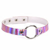 Holographic Choker Punk Festival Wear Iridescent Pink Holograph 90s choker Grunge Blue Rave  Festival Party jewelry