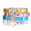 Holographic Choker Punk Festival Wear Iridescent Pink Holograph 90s choker Grunge Blue Rave  Festival Party jewelry