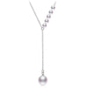 2020 Fashion Natural pearl Chokers Necklaces For Women 925 sterling-silver-jewelry silver chain pearl necklaces For Gift