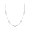 5pcs White Pearl Necklaces & Pendants Retro Necklace 925 Sterling-silver-jewelry Bijoux Femme Gift For Friends