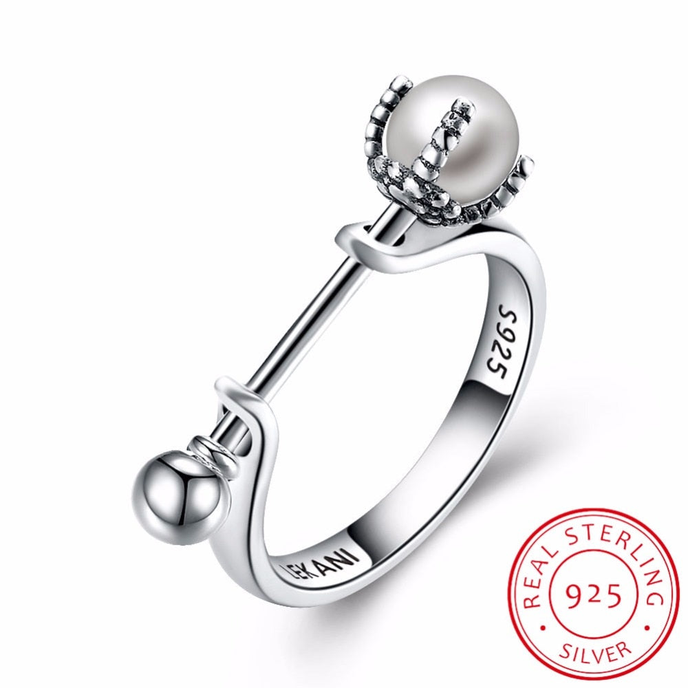 Horse Hoof Steampunk 925 Sterling Silver Ring for Women Brand Charm Punk Lady Horseshoe Ring Fine Jewelry Party Accessory