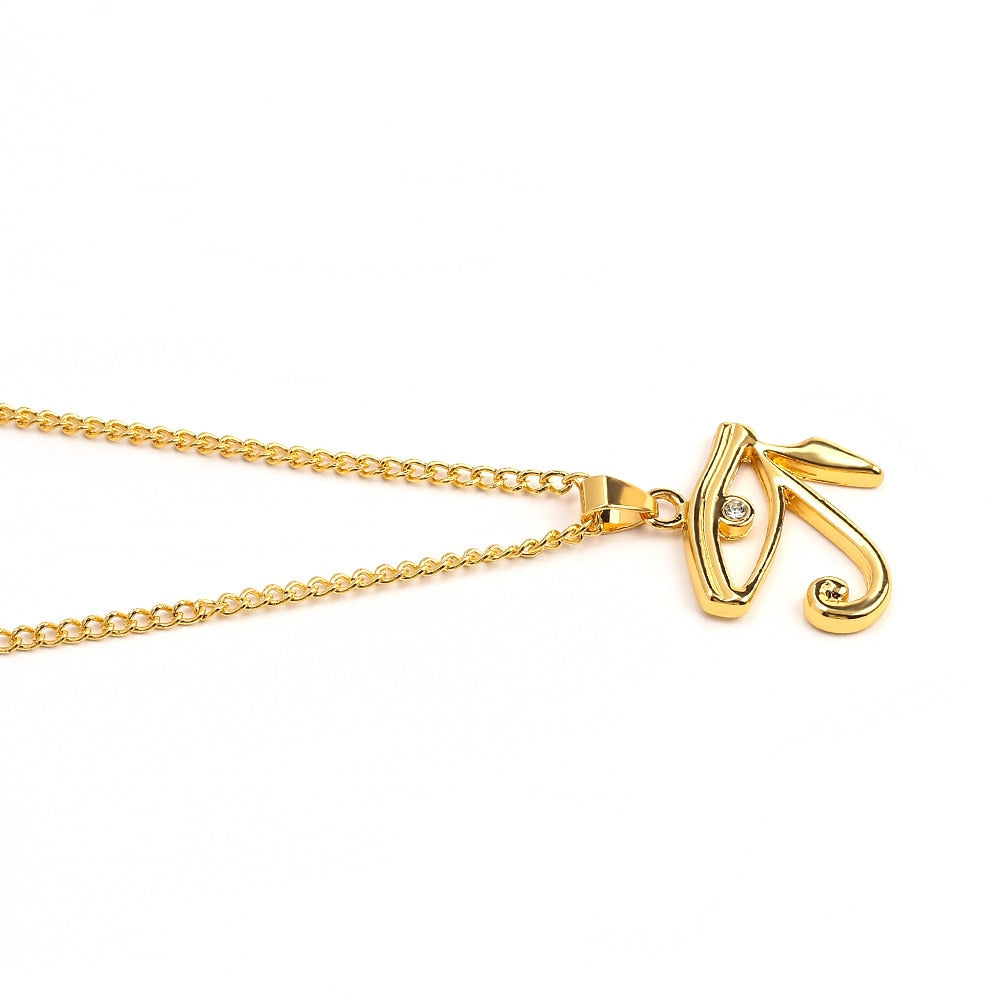 Horus Eye Necklace, Eye Of Horus, Ra Eyes Necklace, Eyes Of Ra, Gold Filled Horus Necklaces, Golden Horus Layering Necklaces
