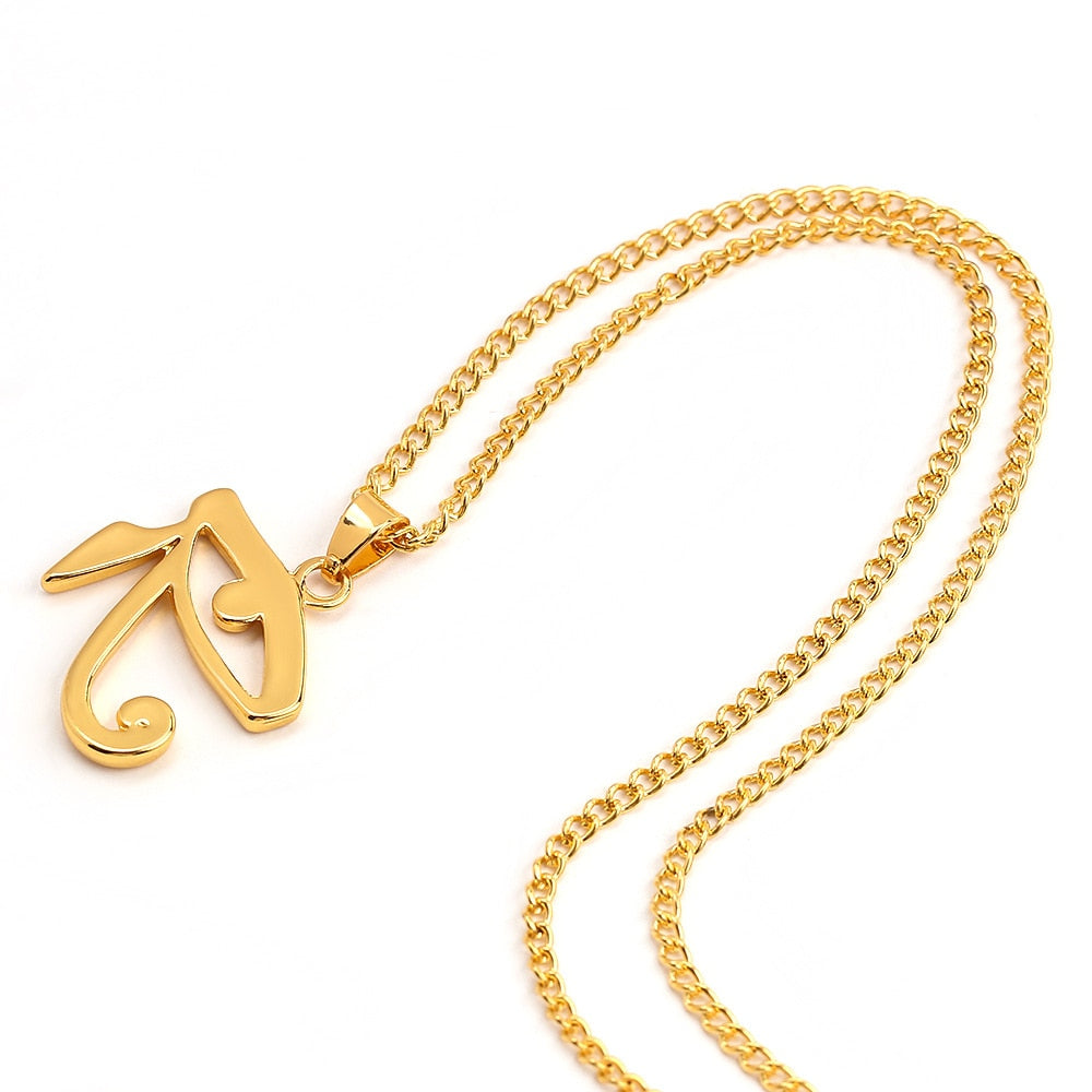 Horus Eye Necklace, Eye Of Horus, Ra Eyes Necklace, Eyes Of Ra, Gold Filled Horus Necklaces, Golden Horus Layering Necklaces