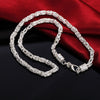 6MM geometry chain 925 Sterling Silver necklaces bracelets for man women Street all-match Jewelry set Party gifts