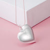 925 Stamp Silver charm heart photo frame Necklaces For Women designer party wedding engagement Jewelry holiday gifts