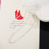 925 Stamped Silver Classic 2MM Flat Sideways chain Necklace for Women Men 16-30 Inch party wedding Jewelry gifts