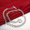 925 Stamped Silver Necklaces for Men's woman  designer party wedding accessories fine Jewelry Christmas Gifts