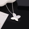 925 Stamped Silver crystal Butterfly Pendant Necklace for woman Christmas gifts party wedding accessories Jewelry