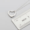 925 Stamped Silver romantic heart Pendant Necklace For Women Holiday gift party wedding accessories charms Jewelry