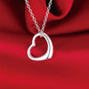 925 Stamped Silver romantic heart Pendant Necklace For Women Holiday gift party wedding accessories charms Jewelry