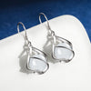 925 Sterling silver Beautiful drop earrings for women  party wedding engagement jewelry Christmas gifts