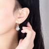 925 Sterling silver Beautiful drop earrings for women  party wedding engagement jewelry Christmas gifts