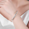 925 sterling silver elegant weave bracelets Bangles for women designer party wedding engagement jewelry Adjustable