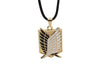 Anime Shingeki No Kyojin Necklace Attack On Titan Necklace Wings of Liberty Pendants Necklaces Cosplay Jewelry Collares