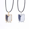 Anime Shingeki No Kyojin Necklace Attack On Titan Necklace Wings of Liberty Pendants Necklaces Cosplay Jewelry Collares