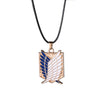 Anime Shingeki No Kyojin Necklace Attack On Titan Necklace Wings of Liberty Pendants Necklaces Cosplay Jewelry Collares