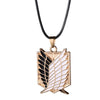 Anime Shingeki No Kyojin Necklace Attack On Titan Necklace Wings of Liberty Pendants Necklaces Cosplay Jewelry Collares