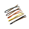 Brand Short Style Yellow Green Brown Orange Color PU Leather Stainless Steel Letter Chokers Necklace For Women