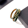 Brand Short Style Yellow Green Brown Orange Color PU Leather Stainless Steel Letter Chokers Necklace For Women
