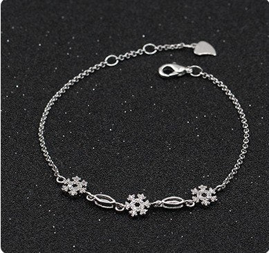 Hot European Fashion Jewelry women bracelet 2 colors 925 female bracelet Crystal from Austrian as Women Party or Wedding gifts