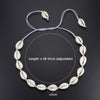 European Style Natural White SeaShell Bracelet Necklace Hand-woven Women Jewelry Creative Conch Shells Accessories