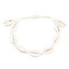 European Style Natural White SeaShell Bracelet Necklace Hand-woven Women Jewelry Creative Conch Shells Accessories