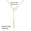 Casual Chocker Necklace Personality Infinity Cross Pendant Gold Color Choker Necklaces on neck Women Jewelry