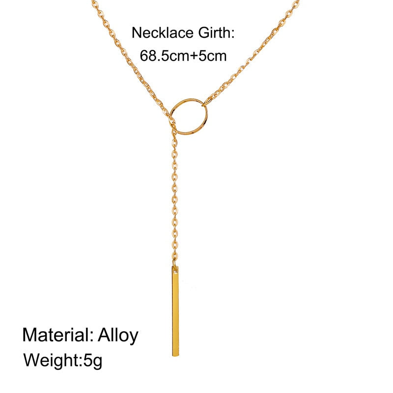 Casual Chocker Necklace Personality Infinity Cross Pendant Gold Color Choker Necklaces on neck Women Jewelry