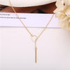 Casual Chocker Necklace Personality Infinity Cross Pendant Gold Color Choker Necklaces on neck Women Jewelry