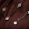Long Crystal Charm Beaded Necklace Boho Simple Golden Silvery Sweater Chain Necklaces  Kolye Collier Women Jewelry