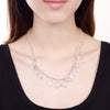 Fine charms noble crystal key moon heart star cross 925 Stamped Silver necklace gifts fine party wedding Jewelry