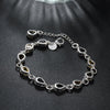 Gift 925 Sterling silver charm Bracelets Zircon luxurious chain crystal stone Jewelry for women wedding lady